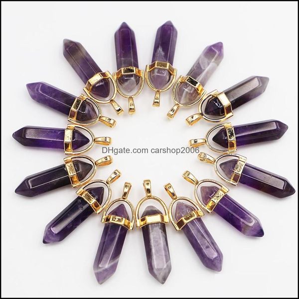 charms natural stone amethyst hexagon prism shape gold pendants for healing crystals stones jewelry making drop delivery 2021 finding dhiyf, Bronze;silver
charms natural stone amethyst hexagon prism shape gold pendants for healing crystals stones jewelry making drop delivery 2021 finding dhiyf, Bronze;silver