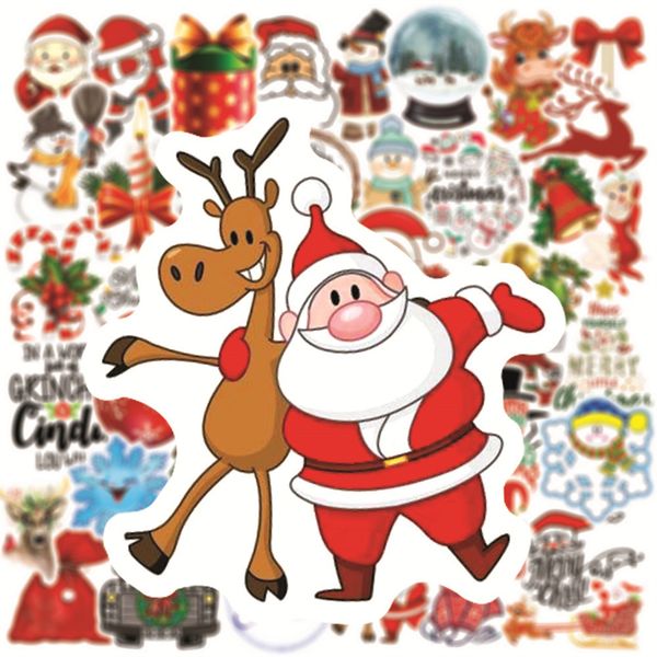 50pcs kid christmas sticker for water bottle lapskateboard motorcycle waterproof decals
50pcs kid christmas sticker for water bottle lapskateboard motorcycle waterproof decals