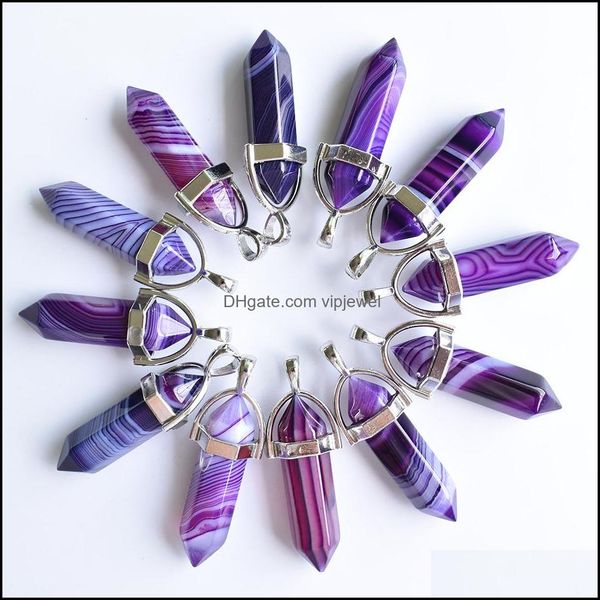 charms purple stripe agate stone pillar shape charms point chakra pendants for jewelry making drop delivery 2021 findings com vipjewel dhqs1, Bronze;silver
charms purple stripe agate stone pillar shape charms point chakra pendants for jewelry making drop delivery 2021 findings com vipjewel dhqs1, Bronze;silver