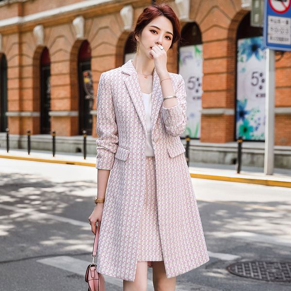two piece dress temperament women's jacket skirt twopiece suit winter elegant long plaid ladies jacket slimfit skirt female 220827, White
two piece dress temperament women's jacket skirt twopiece suit winter elegant long plaid ladies jacket slimfit skirt female 220827, White