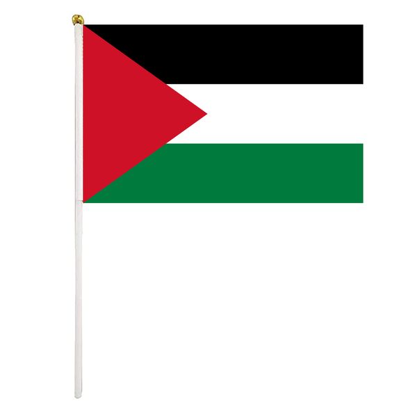 palestine handheld flag 14x21 cm polyester mini hand waving flags with plastic flagpoles for festival events celebration
palestine handheld flag 14x21 cm polyester mini hand waving flags with plastic flagpoles for festival events celebration