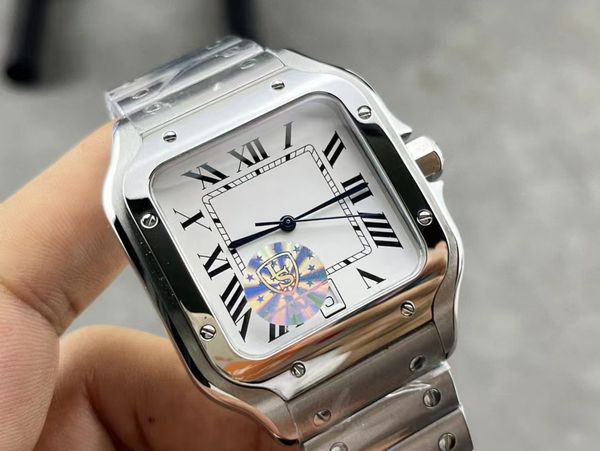 men's mechanical watch movement fully automatic winding sapphire surface silver casual watch 39.8mm, Slivery;brown
men's mechanical watch movement fully automatic winding sapphire surface silver casual watch 39.8mm, Slivery;brown