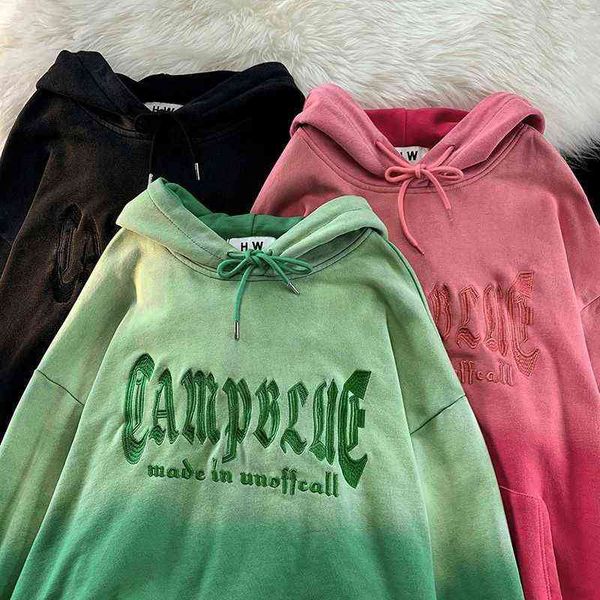 women's hoodies sweatshirts 2022 autumn green gradient tie dye hoodies simple letter embroidery oversized streetwear grunge kawaii clot, Black
women's hoodies sweatshirts 2022 autumn green gradient tie dye hoodies simple letter embroidery oversized streetwear grunge kawaii clot, Black