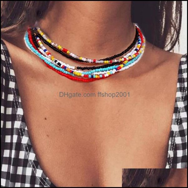 pendant necklaces colorf boho simple rice seed beads strand necklace women acrylic flower string beaded short jewelry beach chokers g dh8fx, Silver
pendant necklaces colorf boho simple rice seed beads strand necklace women acrylic flower string beaded short jewelry beach chokers g dh8fx, Silver
