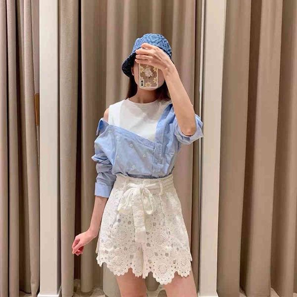 women's blouses shirts french single spring and summer women's clothing girl love embroidery fake two shirt top, White
women's blouses shirts french single spring and summer women's clothing girl love embroidery fake two shirt top, White