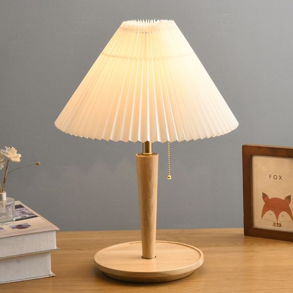 modern study living room table lamps vintage bedroom bedside desk lamp french simple pleated walnut solid wood table light nordic pull switc
modern study living room table lamps vintage bedroom bedside desk lamp french simple pleated walnut solid wood table light nordic pull switc