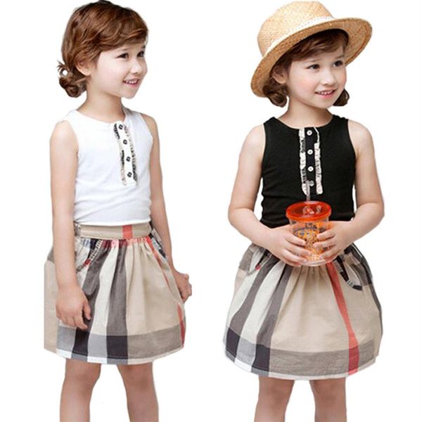 england style summer baby girl dress classic black white plaid patchwork spring girls princess dresses sleeveless girl dress3173, Red;yellow
england style summer baby girl dress classic black white plaid patchwork spring girls princess dresses sleeveless girl dress3173, Red;yellow