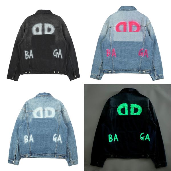 paris designer men's jackets classic embroidered print jacket women's color tile reflective bb letter denim jacket dress, Black;brown
paris designer men's jackets classic embroidered print jacket women's color tile reflective bb letter denim jacket dress, Black;brown