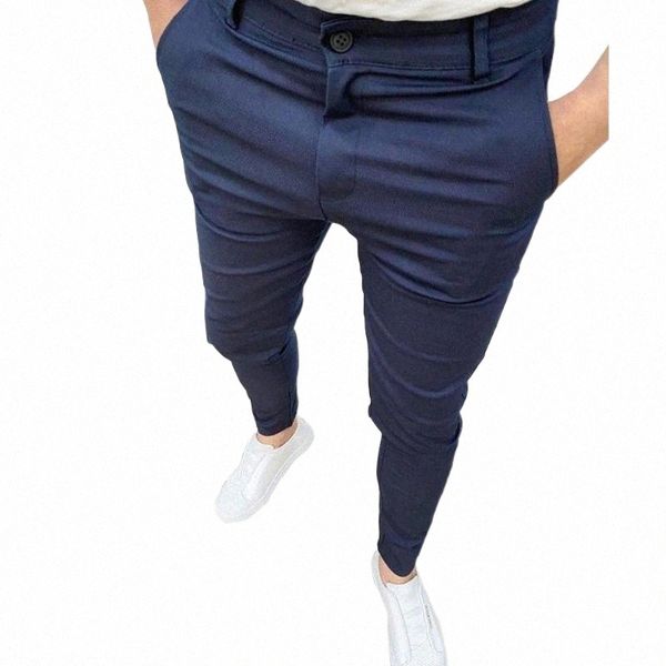 men's pants for men plain slim fit long pencil business formal work dress trousers smart casual l0z9#, Black
men's pants for men plain slim fit long pencil business formal work dress trousers smart casual l0z9#, Black