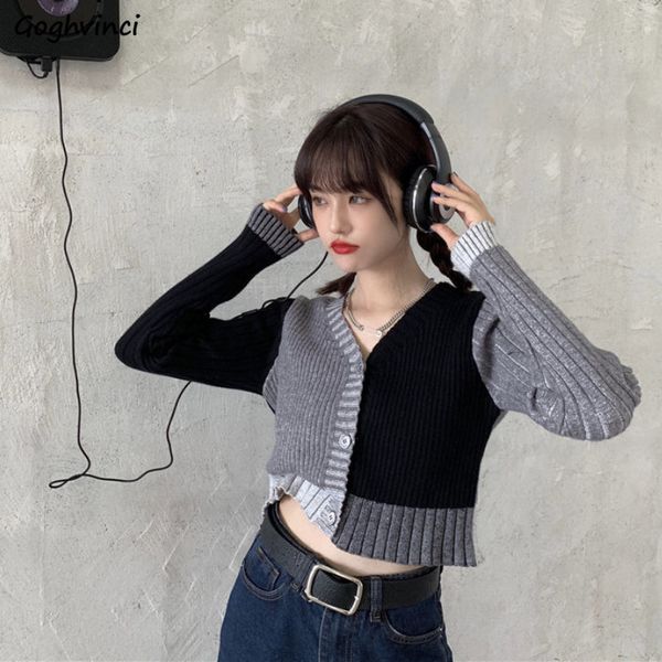 women's jackets cropped cardigan women vintage patchwork harajuku bf vneck slim sweaters spring autumn long sleeve harajuku fashion des, Black;brown
women's jackets cropped cardigan women vintage patchwork harajuku bf vneck slim sweaters spring autumn long sleeve harajuku fashion des, Black;brown