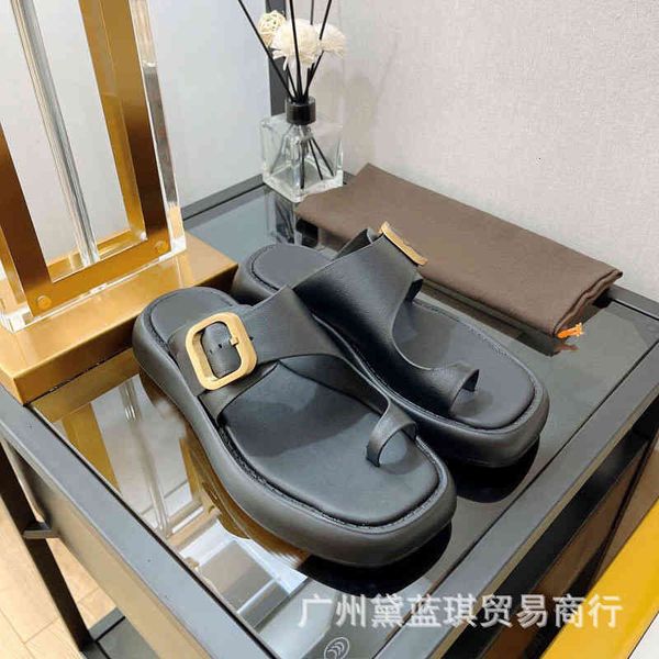 spring and slippers summer cowhide one line buckle cover toe thick soled slippers simple versatile women's shoes q1l6 y5l9, Black
spring and slippers summer cowhide one line buckle cover toe thick soled slippers simple versatile women's shoes q1l6 y5l9, Black