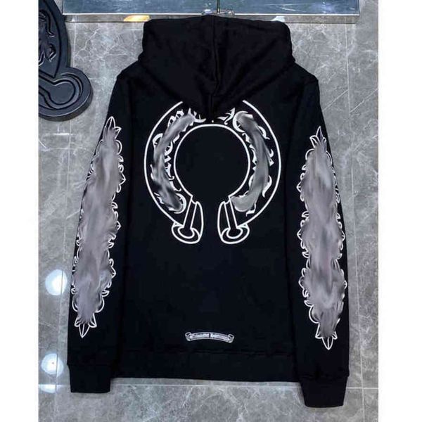 men's luxury classic sweatshirts ch designer hoodie fashion men women horseshoe sanskrit loose zipper jacket pullover hooded coat swea, Black
men's luxury classic sweatshirts ch designer hoodie fashion men women horseshoe sanskrit loose zipper jacket pullover hooded coat swea, Black
