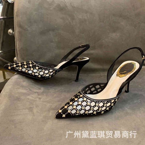rc summer sandals deerskin velvet hollow out diamond studded pointed baotou back high heels fairy sandals ob4h y8fg, Black
rc summer sandals deerskin velvet hollow out diamond studded pointed baotou back high heels fairy sandals ob4h y8fg, Black