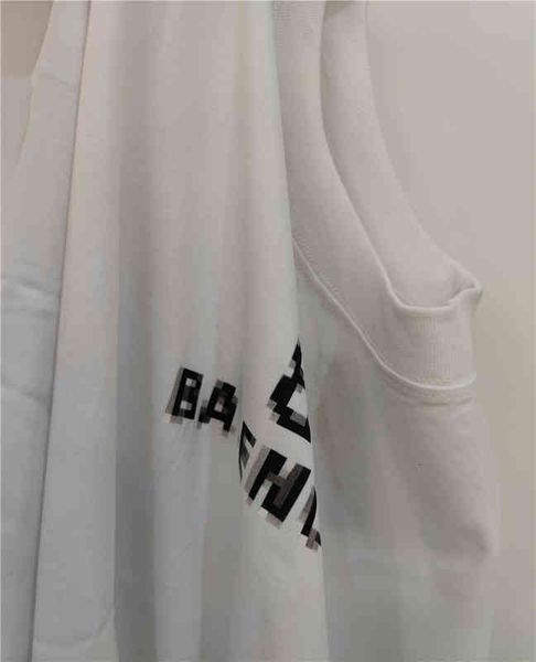 men's hoodies sweatshirts correct version b mosaic fuzzy letter digital printing men's and women's casual short sleeve t-shir, Black
men's hoodies sweatshirts correct version b mosaic fuzzy letter digital printing men's and women's casual short sleeve t-shir, Black