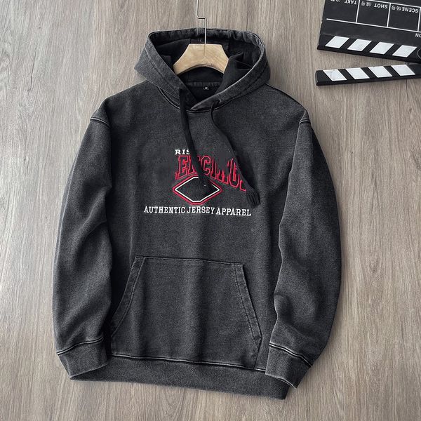 men's hoodie sweater loose fashion hooded round neck long sleeve pullover letter embroidery large size cotton jacket, Black
men's hoodie sweater loose fashion hooded round neck long sleeve pullover letter embroidery large size cotton jacket, Black
