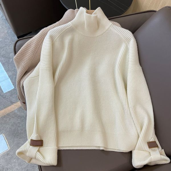 women's sweaters autumn winter women turtleneck long sleeve chain high collar thickened cashmere knit pullover sweater fashion casual s, White;black
women's sweaters autumn winter women turtleneck long sleeve chain high collar thickened cashmere knit pullover sweater fashion casual s, White;black