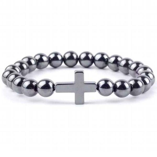hematite cross stone bead strand turquoise rosary bracelets meditation bracelet women yoga jewelry, Black
hematite cross stone bead strand turquoise rosary bracelets meditation bracelet women yoga jewelry, Black
