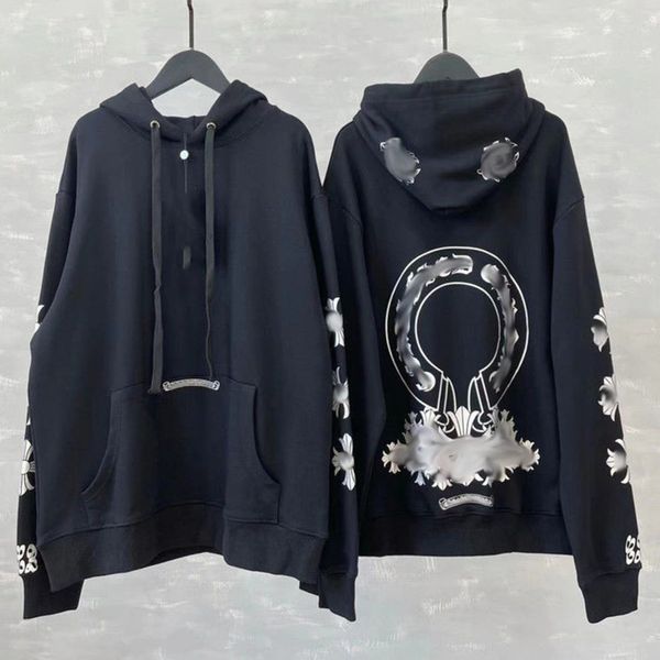 men's luxury fashion sweatshirts classic brand ch zipper hoodies women men loose pullover hooded horseshoe sanskrit hoodie sweater jack, Black
men's luxury fashion sweatshirts classic brand ch zipper hoodies women men loose pullover hooded horseshoe sanskrit hoodie sweater jack, Black