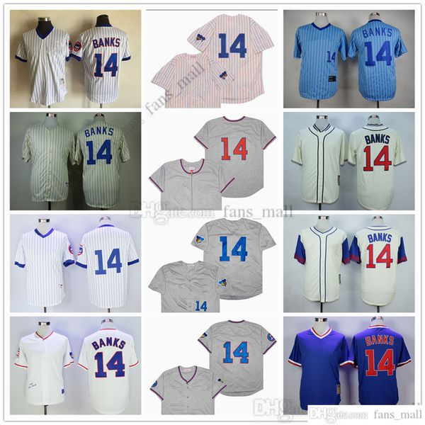 man mitchell and ness baseball jersey vintage 14 ernie banks jersey stitched breathable sport sale retro man gray cream blue white, Blue;black 
man mitchell and ness baseball jersey vintage 14 ernie banks jersey stitched breathable sport sale retro man gray cream blue white, Blue;black