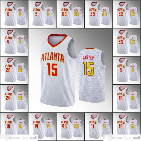screen print 75th anniversary basketball jerseys trae young taurean prince vince carter john collins association white custom jersey, Black
screen print 75th anniversary basketball jerseys trae young taurean prince vince carter john collins association white custom jersey, Black