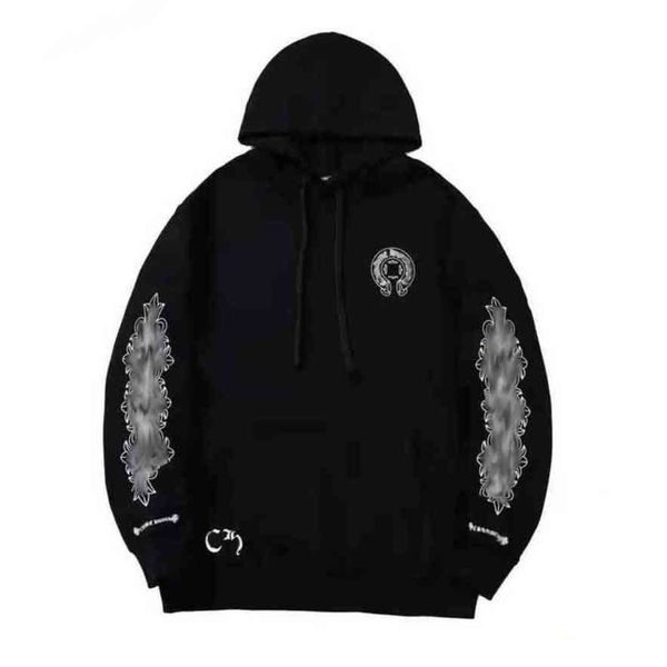 luxury classic men's sweatshirts brand ch designer hoodie fashion men women horseshoe sanskrit loose zipper jacket pullover hooded coa, Black
luxury classic men's sweatshirts brand ch designer hoodie fashion men women horseshoe sanskrit loose zipper jacket pullover hooded coa, Black