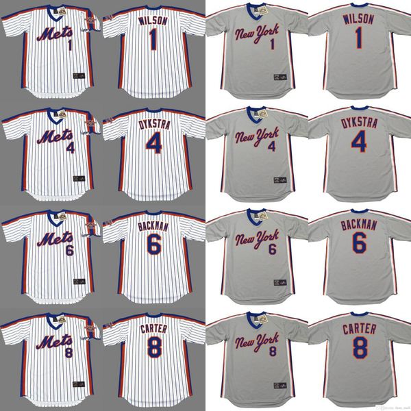 new baseball 1 mookie wilson 4 dykstra 8 gary carter 6 wally backman jersey stitched, Black
new baseball 1 mookie wilson 4 dykstra 8 gary carter 6 wally backman jersey stitched, Black
