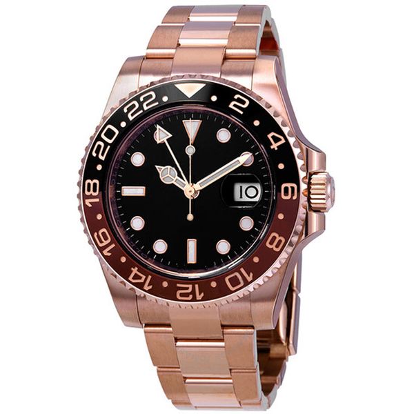 7 types rose gold clean factory luxury watches ceramic bezel mechanical gmt ii 40mm 904l mens watch 126715 cal eta3186 movement sapphire wat, Slivery;brown
7 types rose gold clean factory luxury watches ceramic bezel mechanical gmt ii 40mm 904l mens watch 126715 cal eta3186 movement sapphire wat, Slivery;brown