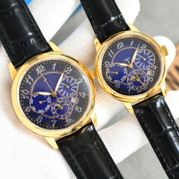 montre de luxe mens watches 41x10mm imported 9100 lunar phase function movement fine steel luxury watch wristwatches, Slivery;brown
montre de luxe mens watches 41x10mm imported 9100 lunar phase function movement fine steel luxury watch wristwatches, Slivery;brown