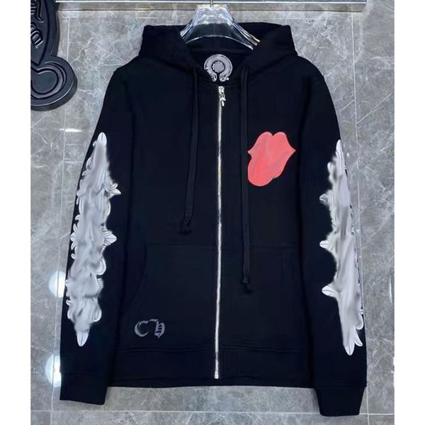 classic men's luxury jackets fashion sweatshirts ch zipper hoodies women men pullover hooded designer horseshoe sanskrit sweater loose, Black;brown
classic men's luxury jackets fashion sweatshirts ch zipper hoodies women men pullover hooded designer horseshoe sanskrit sweater loose, Black;brown