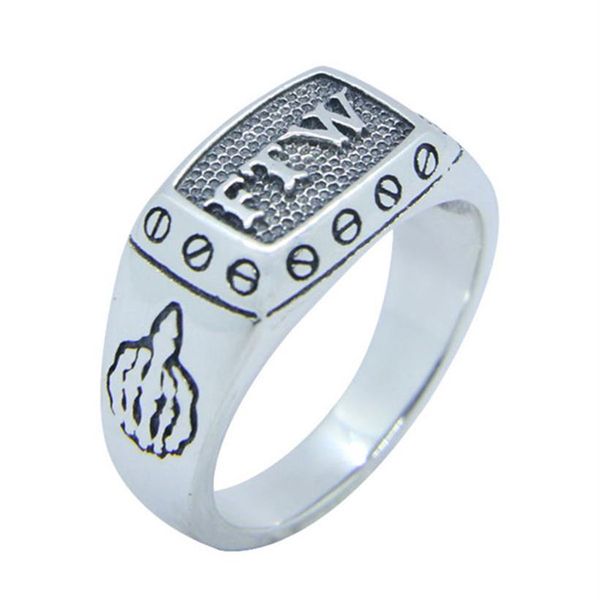925 sterling silver ftw cool ring s925 selling lady girls biker fashion middle finger ring278z
925 sterling silver ftw cool ring s925 selling lady girls biker fashion middle finger ring278z
