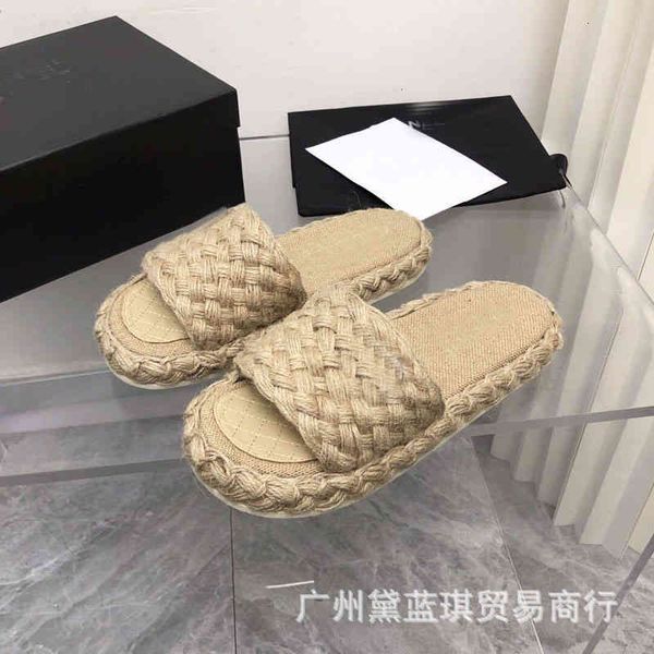 and slippers spring summer hemp rope hand woven round head thick bottom one-line simple leisure slippers women's shoes euhe ddrz, Black
and slippers spring summer hemp rope hand woven round head thick bottom one-line simple leisure slippers women's shoes euhe ddrz, Black
