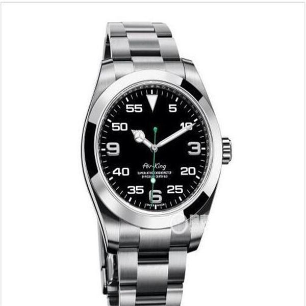 men watch stainless steel strap air king black dial green pointer automatic movment sapphire glass mirror designer watches men mas196y, Slivery;brown
men watch stainless steel strap air king black dial green pointer automatic movment sapphire glass mirror designer watches men mas196y, Slivery;brown