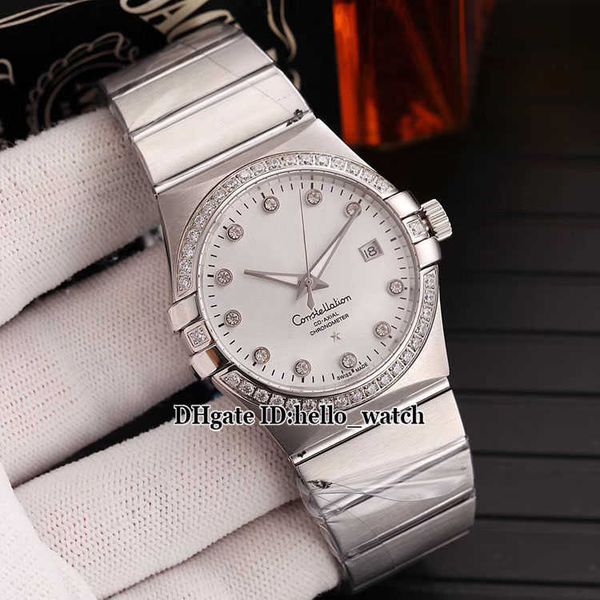 new watch 38mm date 123.55.38.21.52.003 white dial miyota 8215 automatic watch sapphire diamond bezel stainless steel band gents watches, Slivery;brown
new watch 38mm date 123.55.38.21.52.003 white dial miyota 8215 automatic watch sapphire diamond bezel stainless steel band gents watches, Slivery;brown