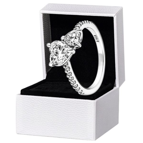 wedding rings new arrival double heart sparkling ring solid 925 silver women girlfriend gift jewelry for pandora lover cz diamond with origi, Slivery;golden
wedding rings new arrival double heart sparkling ring solid 925 silver women girlfriend gift jewelry for pandora lover cz diamond with origi, Slivery;golden