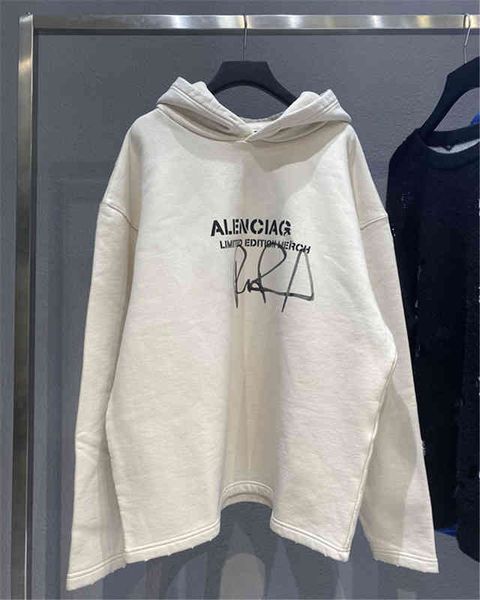 men's hoodies sweatshirts family b autumn and winter signature printed fleece washed worn out men's women's same paris sweate, Black
men's hoodies sweatshirts family b autumn and winter signature printed fleece washed worn out men's women's same paris sweate, Black