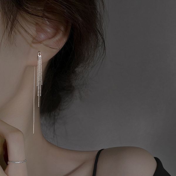 s3156 fashion jewelry ear cuff vintage thin long tassel earrings single piece ears line cool tassels earrings, Silver
s3156 fashion jewelry ear cuff vintage thin long tassel earrings single piece ears line cool tassels earrings, Silver