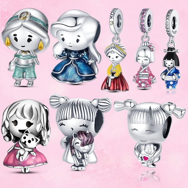 925 silver bead fit charms pandora charm bracelet jasmine princess unicorn girl charmes ciondoli diy fine beads jewelry, Bronze;silver
925 silver bead fit charms pandora charm bracelet jasmine princess unicorn girl charmes ciondoli diy fine beads jewelry, Bronze;silver