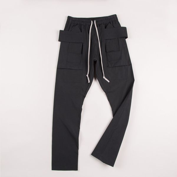 high street brand ro drawstring pure colour cargo pants streetwear techwear men's clothing traf men trousers m224, Black
high street brand ro drawstring pure colour cargo pants streetwear techwear men's clothing traf men trousers m224, Black