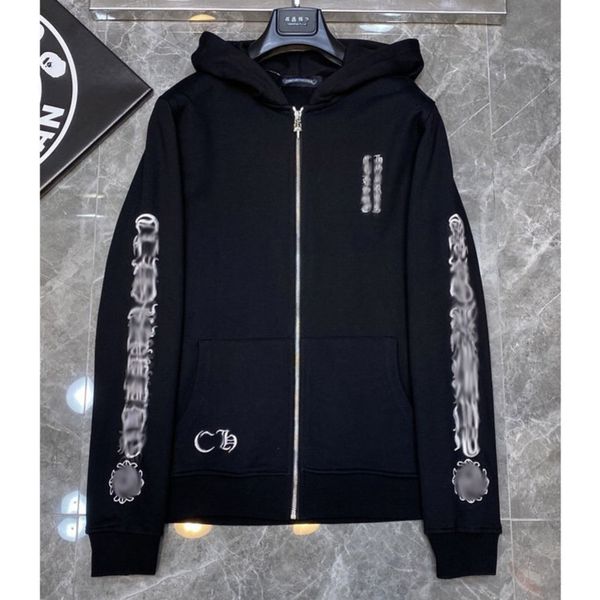 men's luxury fashion sweatshirts classic ch zipper hoodies women men loose pullover hooded designer horseshoe sanskrit hoodie sweater j, Black
men's luxury fashion sweatshirts classic ch zipper hoodies women men loose pullover hooded designer horseshoe sanskrit hoodie sweater j, Black