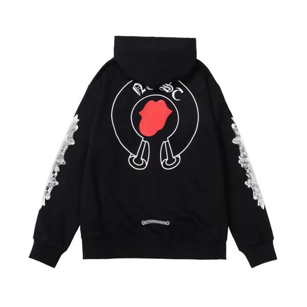 luxury fashion men's sweatshirts classic ch zipper hoodies women men loose pullover hooded designer horseshoe sanskrit hoodie sweater j, Black
luxury fashion men's sweatshirts classic ch zipper hoodies women men loose pullover hooded designer horseshoe sanskrit hoodie sweater j, Black
