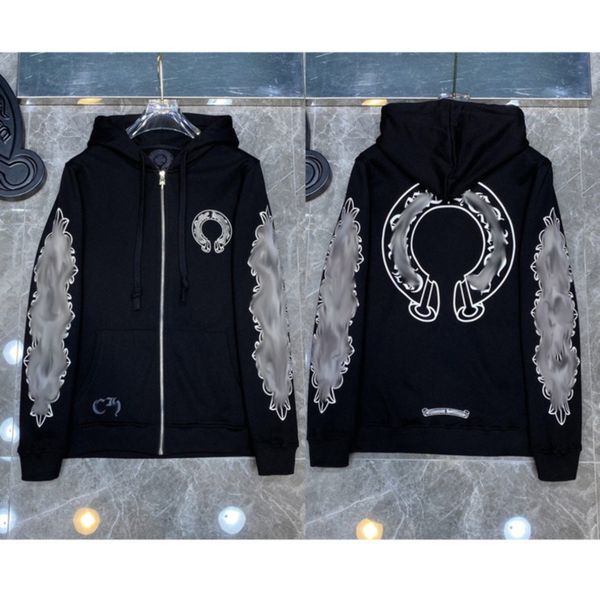 fashion men's luxury sweatshirts classic brand hoodie hooded designer horseshoe sanskrit loose zipper jacket pullover coat women sweat, Black
fashion men's luxury sweatshirts classic brand hoodie hooded designer horseshoe sanskrit loose zipper jacket pullover coat women sweat, Black
