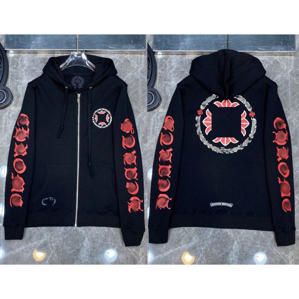 luxury classic men's jackets fashion sweatshirts ch zipper hoodies women men pullover hooded designer horseshoe sanskrit sweater loose, Black;brown
luxury classic men's jackets fashion sweatshirts ch zipper hoodies women men pullover hooded designer horseshoe sanskrit sweater loose, Black;brown
