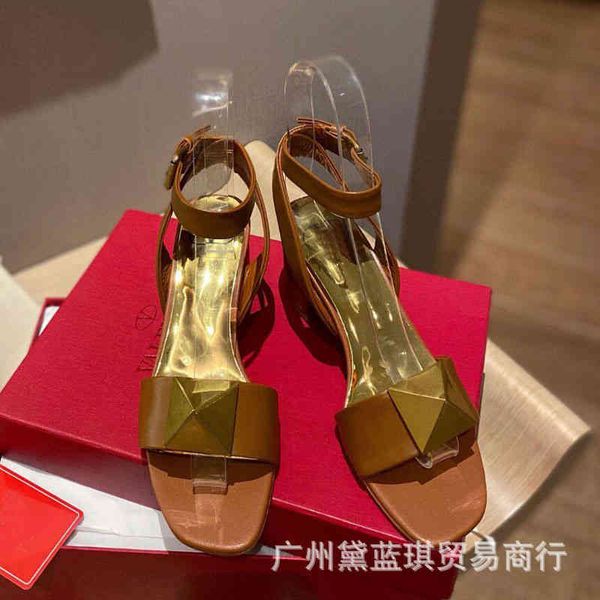 summer leather sandals large rivet round head open toe one line winding lady high heel thick heel sandals 1kwv dwjd, Black
summer leather sandals large rivet round head open toe one line winding lady high heel thick heel sandals 1kwv dwjd, Black