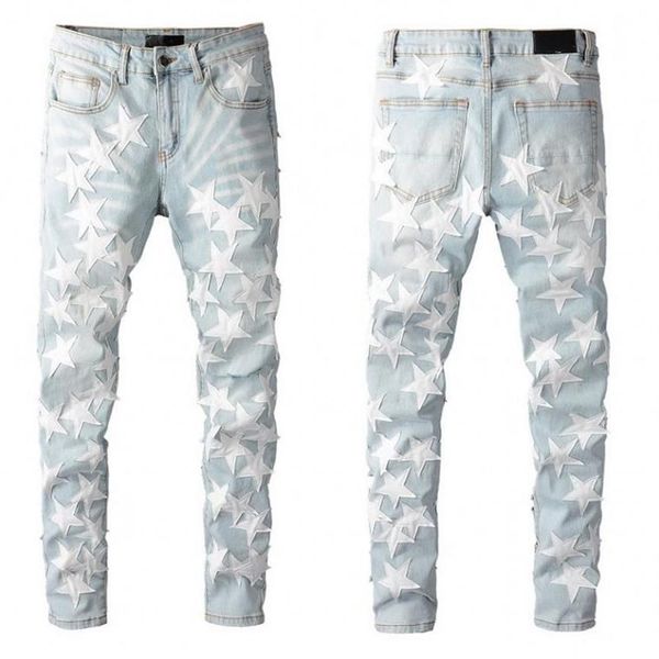 men distressed ripped biker jeans slim fit motorcycle denim for fashion hip hop mens jean good quality259m, Blue
men distressed ripped biker jeans slim fit motorcycle denim for fashion hip hop mens jean good quality259m, Blue
