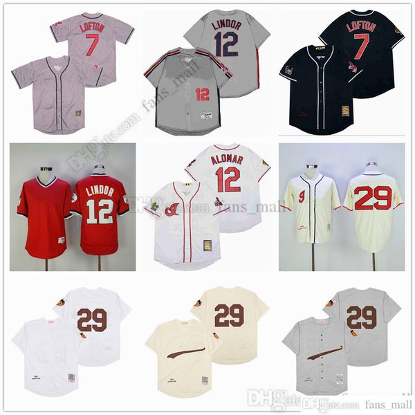 man mitchell and ness baseball jersey vintage 7 kenny lofton jersey 29 satchel paige 12 francisco lindor stitched breathable sport sale man, Blue;black
man mitchell and ness baseball jersey vintage 7 kenny lofton jersey 29 satchel paige 12 francisco lindor stitched breathable sport sale man, Blue;black