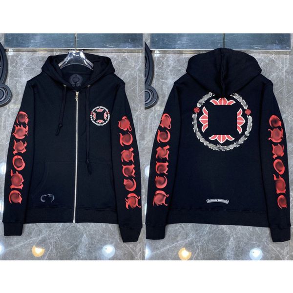 men's luxury fashion sweatshirts classic ch zipper hoodies women men loose pullover hooded designer horseshoe sanskrit hoodie sweater j, Black
men's luxury fashion sweatshirts classic ch zipper hoodies women men loose pullover hooded designer horseshoe sanskrit hoodie sweater j, Black