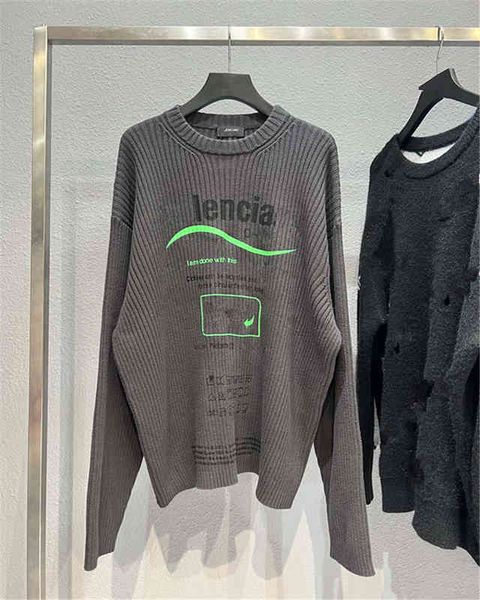 men's hoodies sweatshirts fw autumn and winter coke wave printing men's women's paris round neck loose wool sweater fashion, Black
men's hoodies sweatshirts fw autumn and winter coke wave printing men's women's paris round neck loose wool sweater fashion, Black
