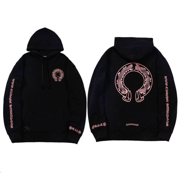 fashion men's luxury sweatshirts classic brand ch zipper hoodies women men loose pullover hooded designer horseshoe hoodie sweater jack, Black
fashion men's luxury sweatshirts classic brand ch zipper hoodies women men loose pullover hooded designer horseshoe hoodie sweater jack, Black