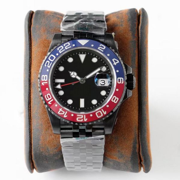 6 types clean factory watches red blue ceramic bezel mechanical gmt ii 40mm 904l men's watches 126715 cal eta3186 movement sapphire wat, Slivery;brown
6 types clean factory watches red blue ceramic bezel mechanical gmt ii 40mm 904l men's watches 126715 cal eta3186 movement sapphire wat, Slivery;brown