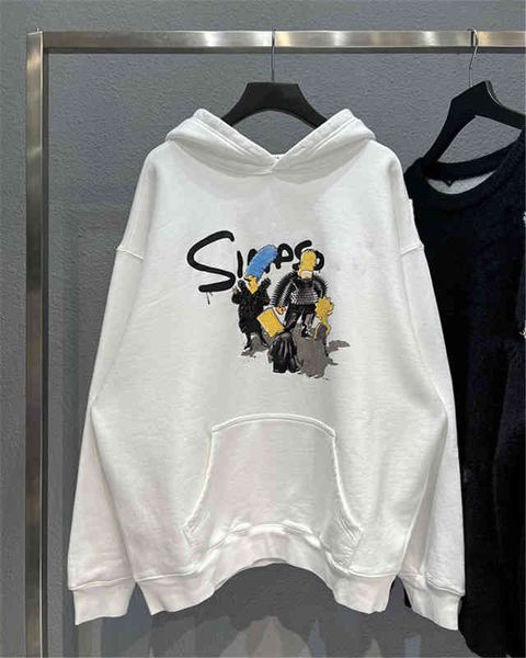 men's hoodies sweatshirts fw autumn winter simpson digital printing couple paris fleece hoodie, Black
men's hoodies sweatshirts fw autumn winter simpson digital printing couple paris fleece hoodie, Black